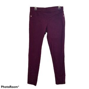 Justice 14 Plus Legging Sequin Trim Bottom of Legs